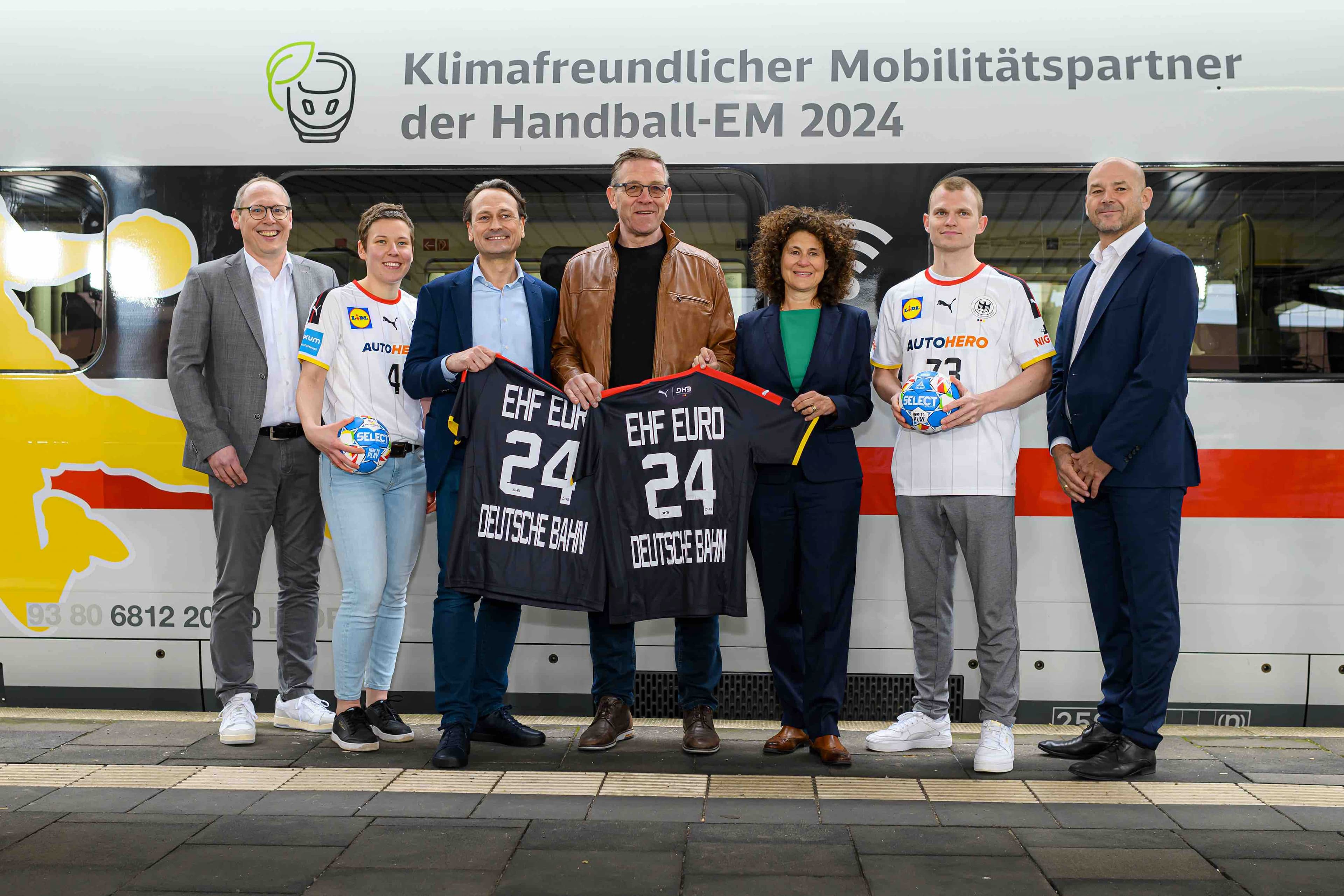 Mobilitätspartner der EHF EURO 2024: Die Deutsche Bahn ist offizieller Sponsor der Heim-EM im kommenden Jahr. (Foto: picture alliance / Marco Wolf | Marco Wolf)