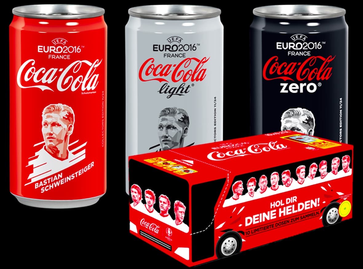 Coca-Cola nutzt die Rechte aus den Partnerschaften regelmäßig für gezielte Produkt-Promotion. / Foto: S20